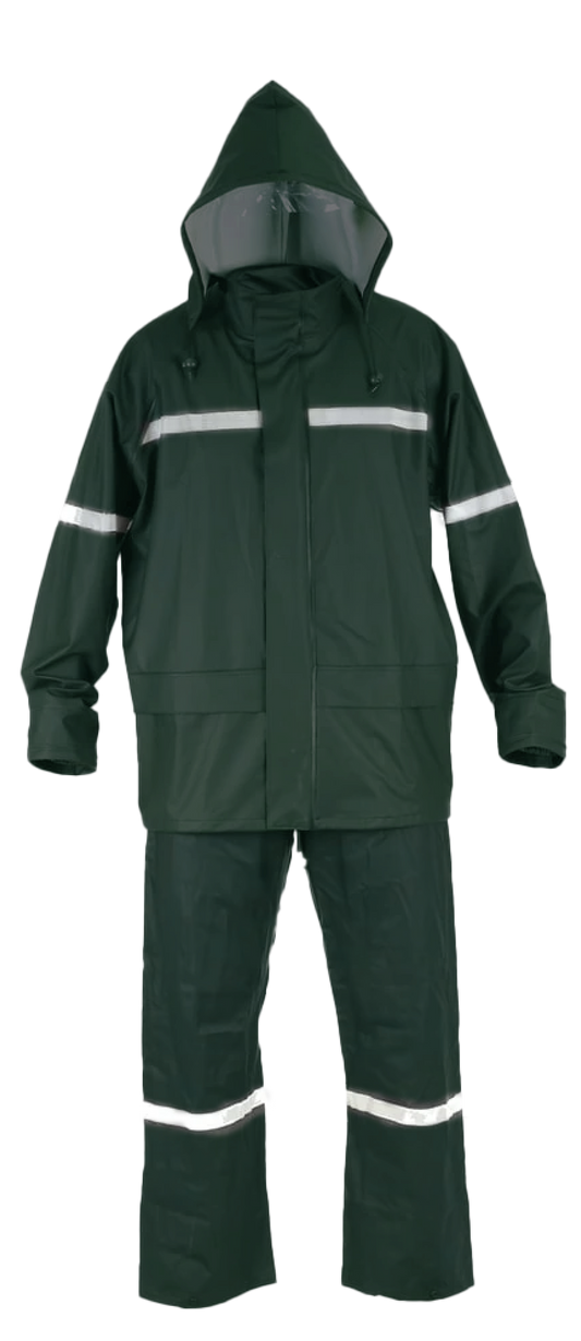 Traje Antiácido Tiger Eyes Pu C/Cinta Rfl Varón Verde
