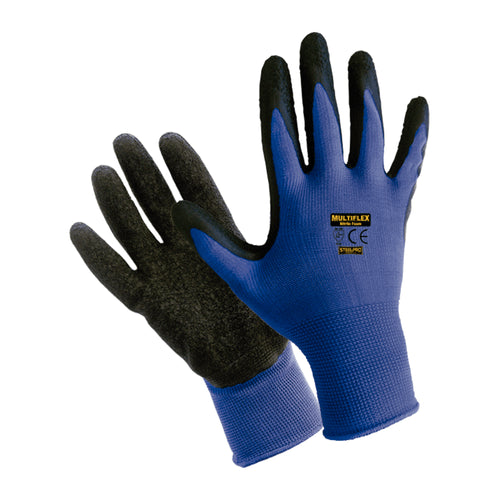 Guantes de seguridad Steelpro Multiflex Poliester Latex