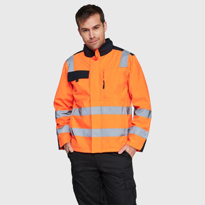 Chaqueta Jayson Softshell Alta Visibilidad Naranjo