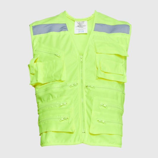Chaleco Geo de Seguridad Jayson Alta Visibilidad Amarillo Fluor
