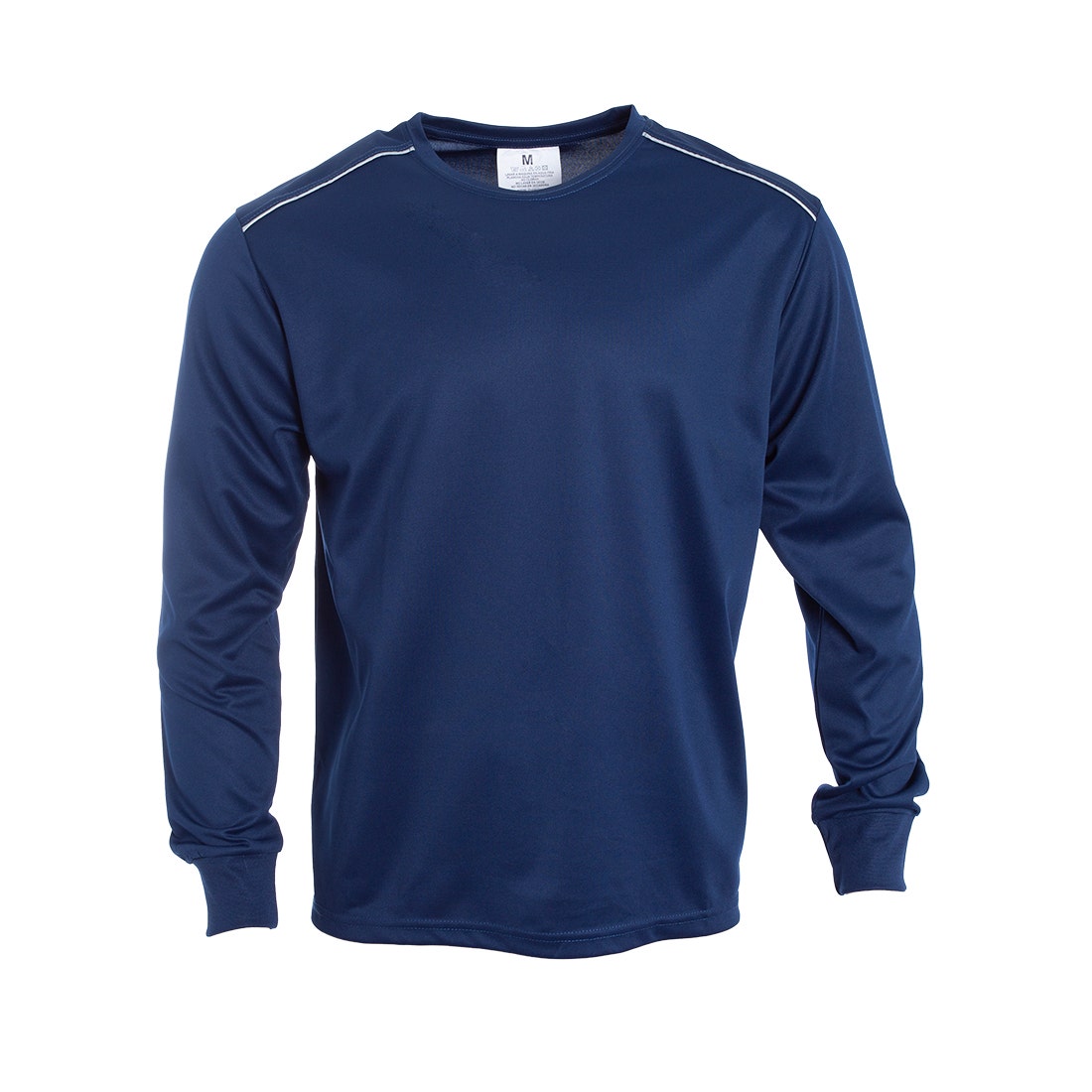 Polera Jayson Dry Fit Manga Larga con Reflectante Azul Marino