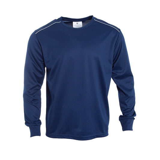 Polera Jayson Dry Fit Manga Larga con Reflectante Azul Marino