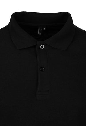 Polera Jayson Pique Manga Corta 80/20 Negra
