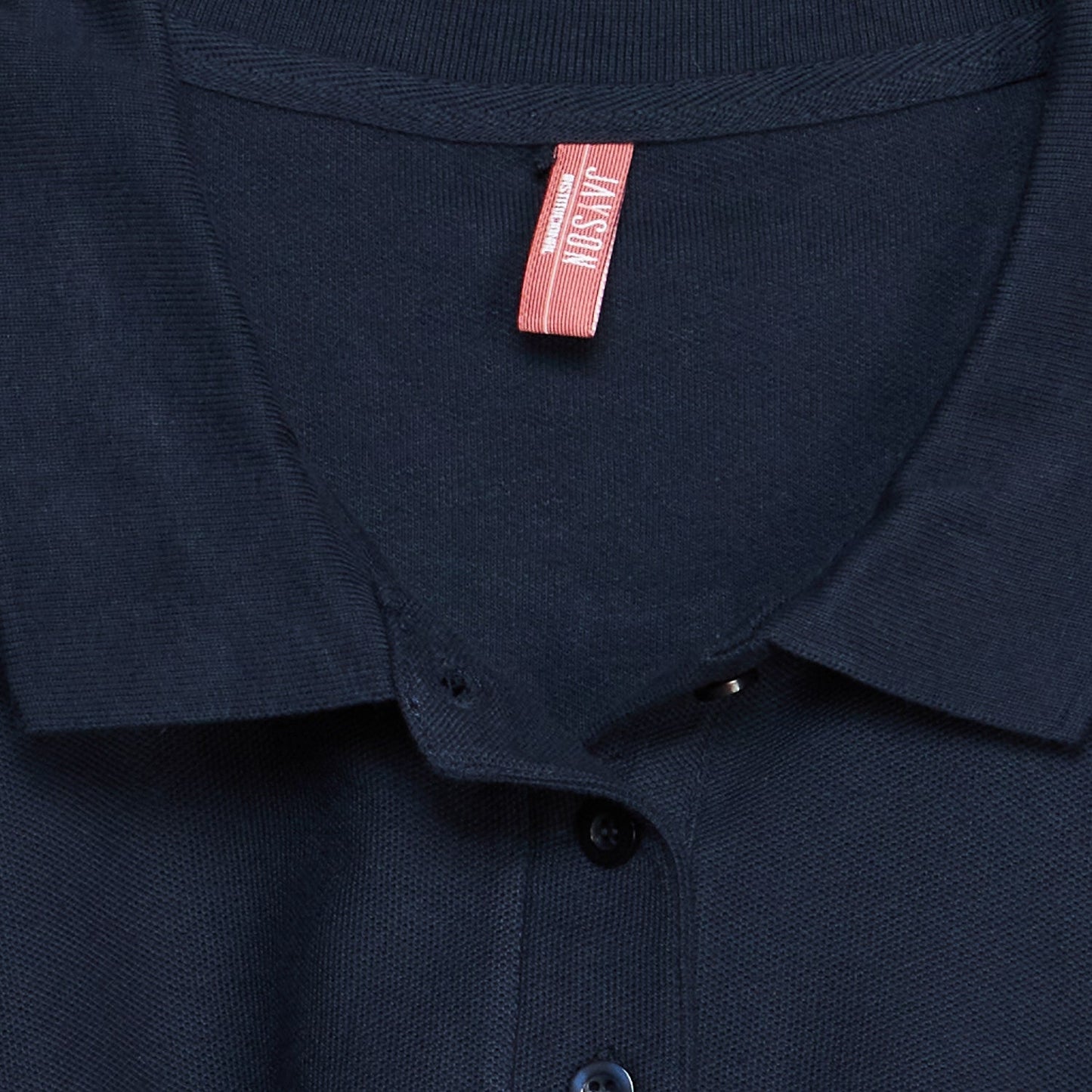 Polera Jayson Pique Manga Corta Mujer 80/20 Azul Marino
