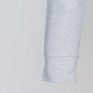 Polera Jayson Pique Manga Larga 80/20 Gris