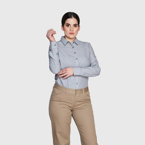 Blusa Jayson Fil A Fil Gris
