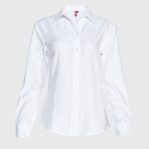 Blusa Jayson Oxf Manga Larga 60/40 Blanca