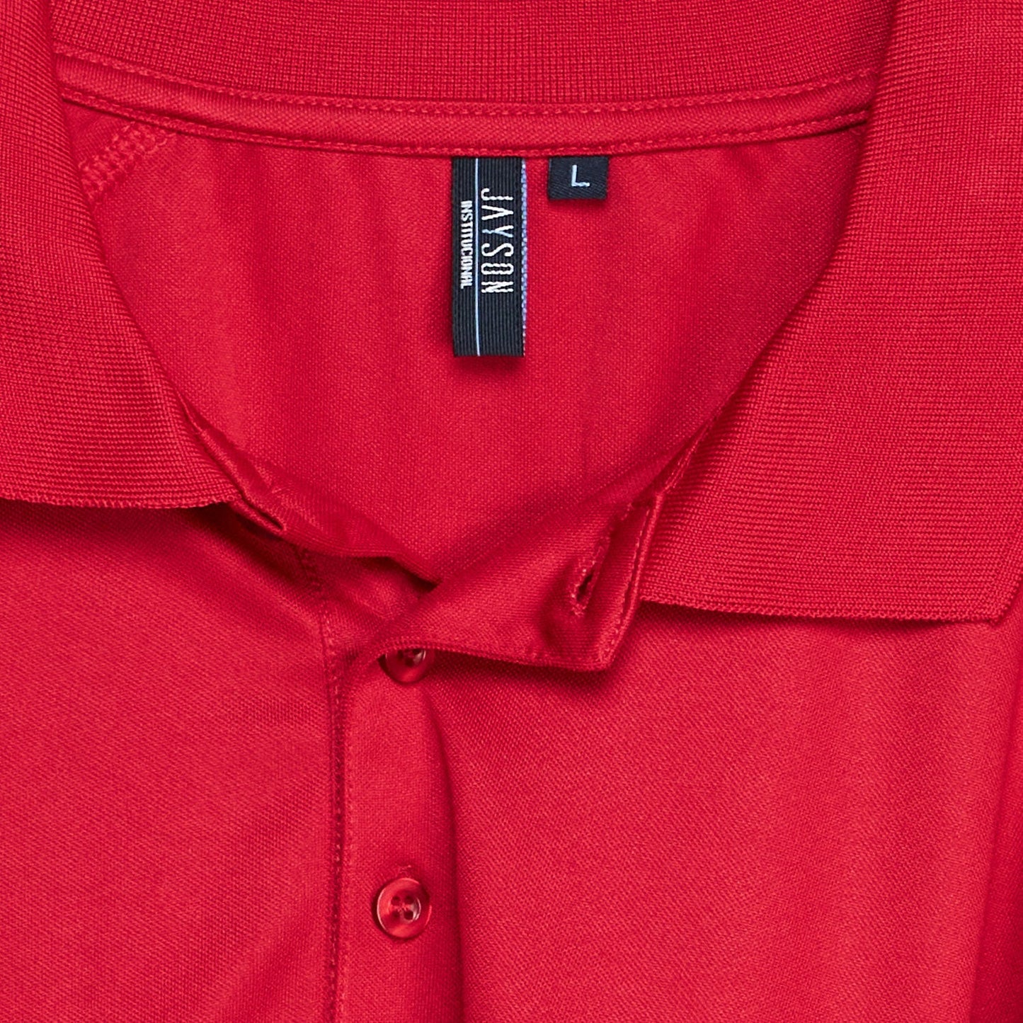 Polera Jayson Dry Fit Manga Larga Rojo