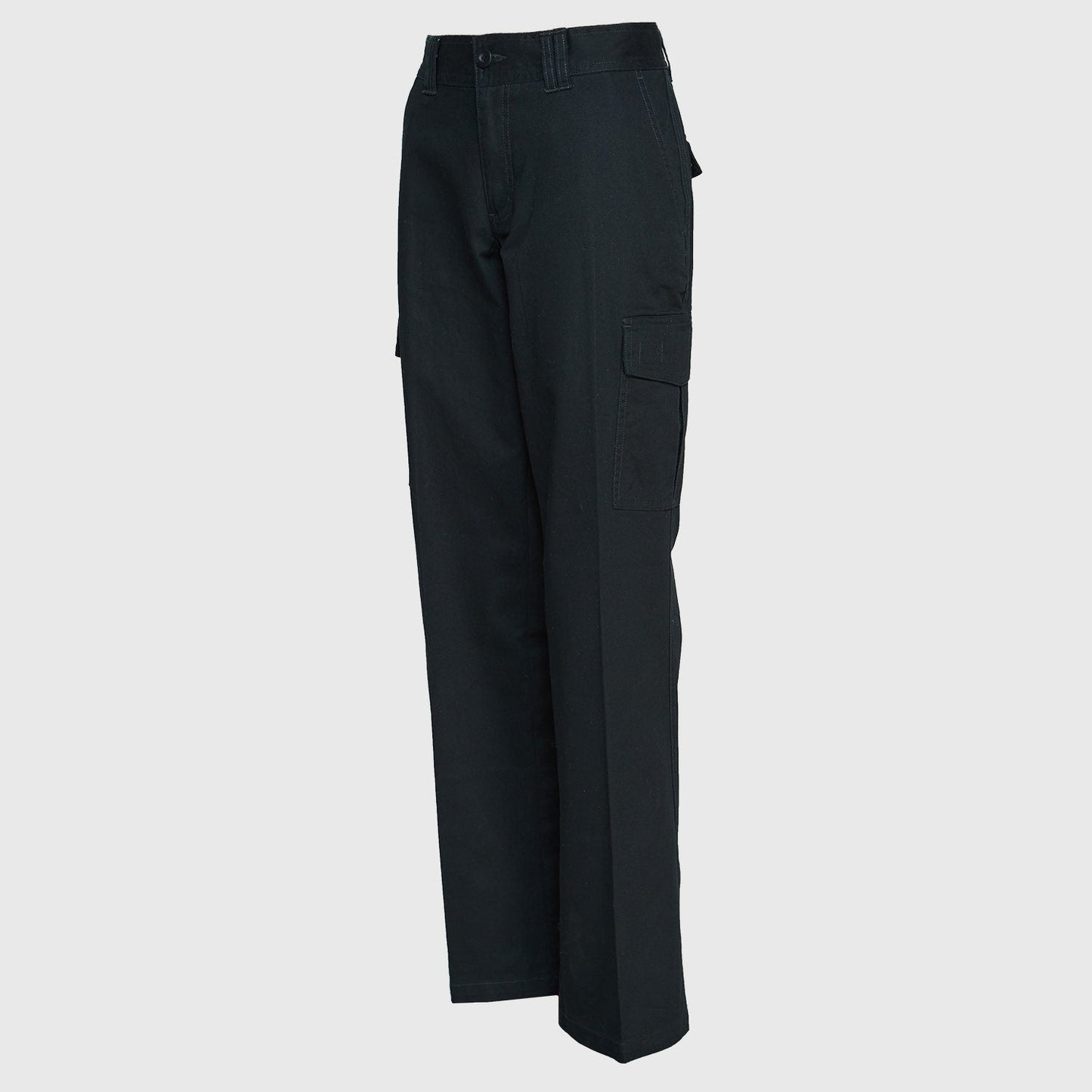 Pantalon Jayson Gabardina Cargo Algodon Mujer Gris