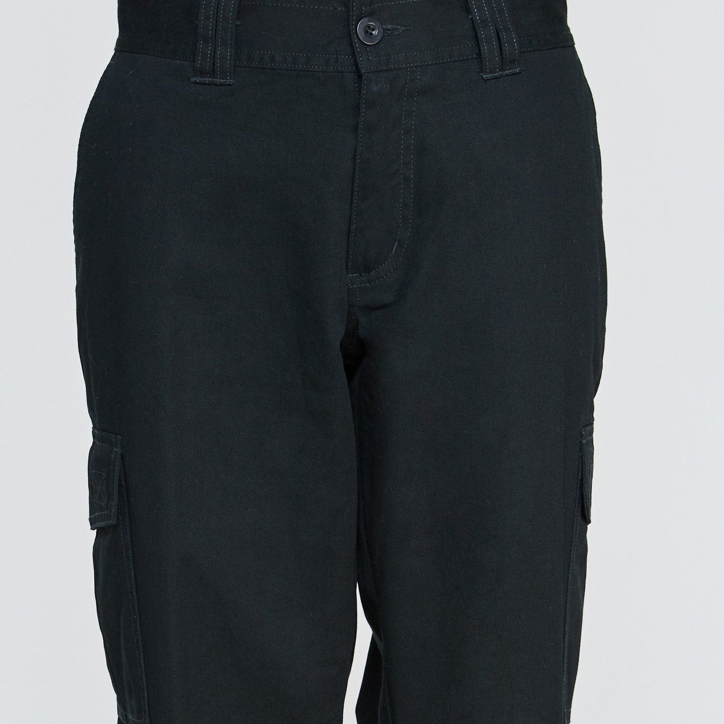 Pantalon Jayson Gabardina Cargo Algodon Mujer Gris