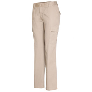 Pantalon Jayson Gabardina Cargo Algodon Mujer Beige