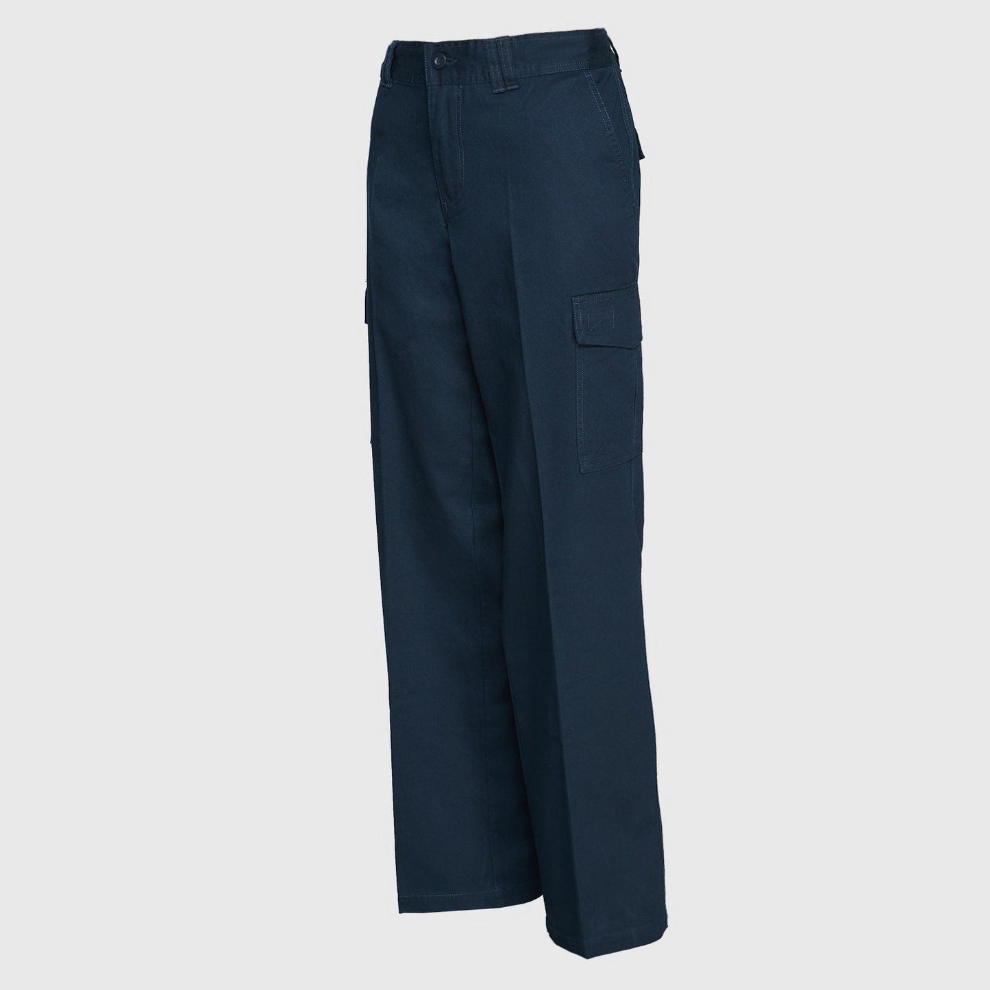 Pantalon Jayson Gabardina Algodon Mujer Azul Marino