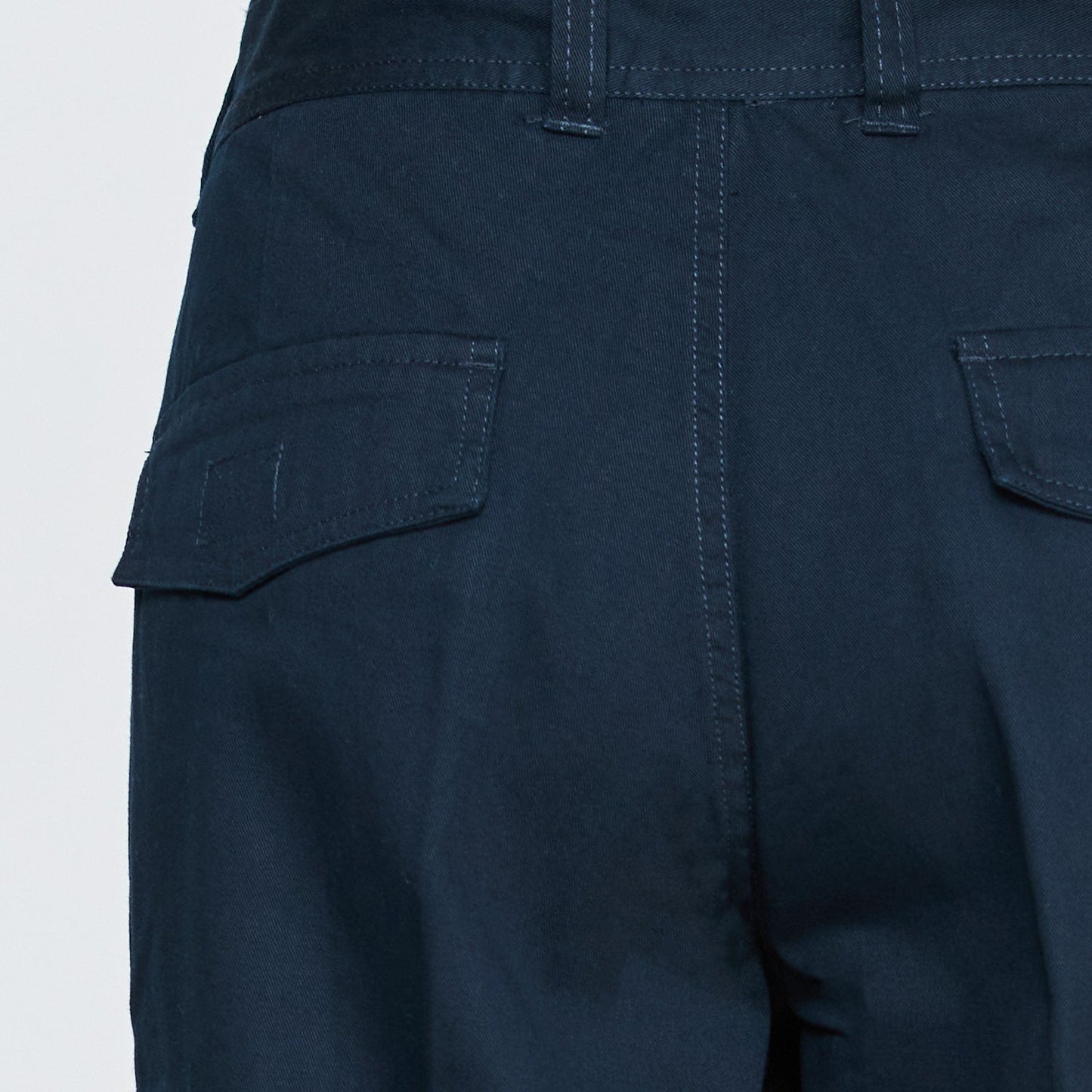 Pantalon Jayson Gabardina Algodon Mujer Azul Marino