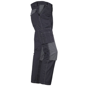 Pantalon Texora Alerce Rodillas Reforzadas 80% Negro